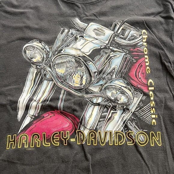 1999 Harley-Davidson of Savannah Georgia T-Shirt Men Size Medium USA Made - Picture 4 of 8